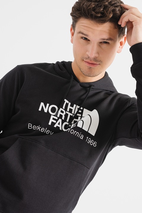 The North Face, Hanorac cu imprimeu logo Berkeley California, Negru