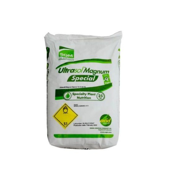 Ingrasamant NPK Ultrasol Magnum Special 15:15:30, 25 kg