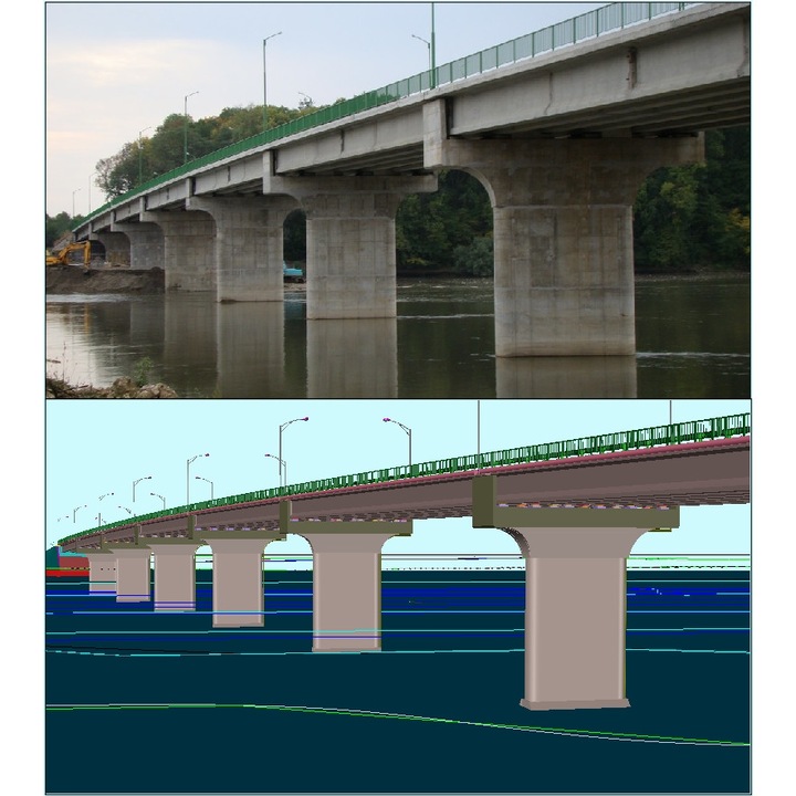 Pachet de programe pentru proiectarea podurilor, a coloanelor forate si a zidurilor de sprijin