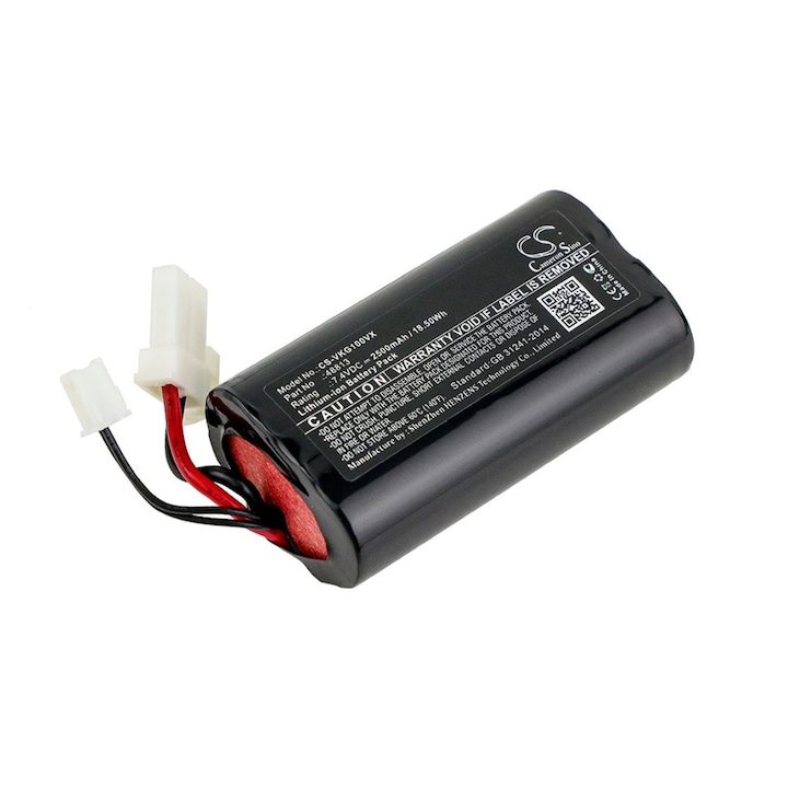 Baterie aspirator, Seilylanka, 2500mAh, 7.4V, Compatibil cu Vorwerk 48813 Kobold VG100, Negru