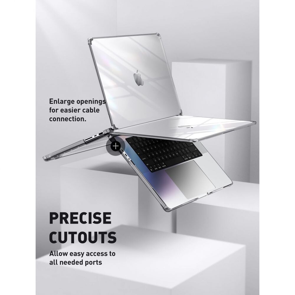 Husa Supcase Unicorn Beetle pentru Apple MacBook Pro 14 M1/M2/M3 2021-2023 Negru