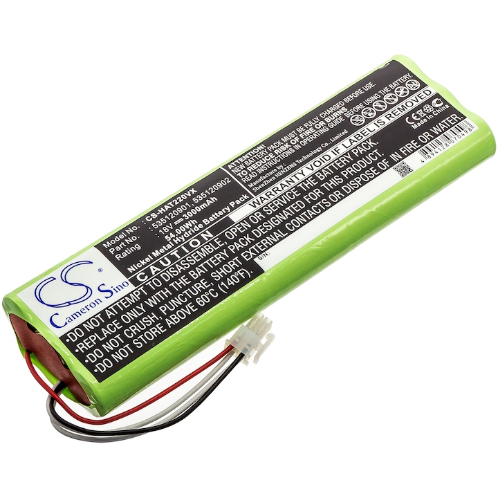 Baterie masina de tuns iarba, Seilylanka, 3000mAh, 18V, Compatibil cu Husqvarna Automower 220AC, Verde