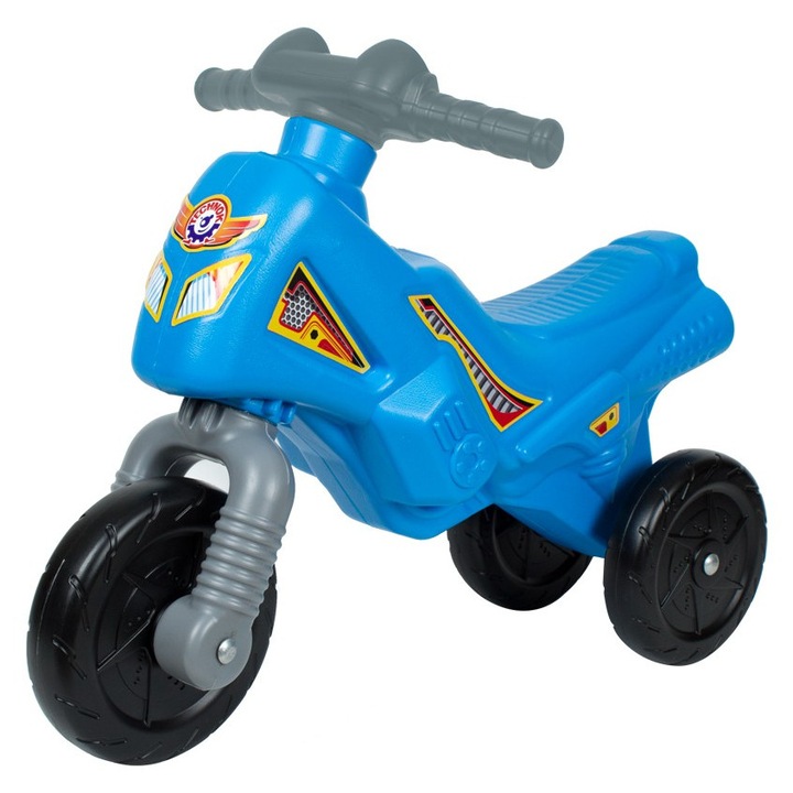 Tricicleta fara pedale, Mini-bike, 47 x 30 x 54 cm, Albastra