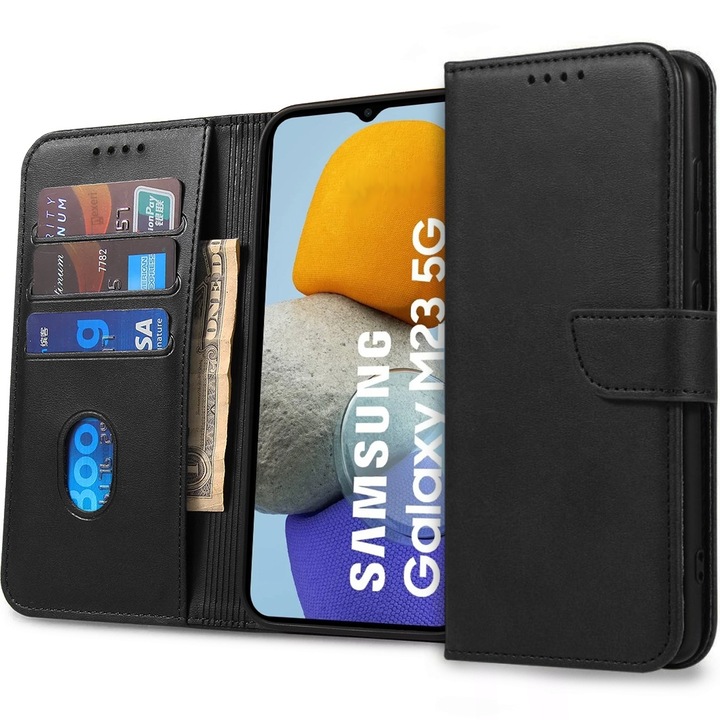 Калъф fixGuard Wallet Business за Samsung Galaxy M23 5G, Black