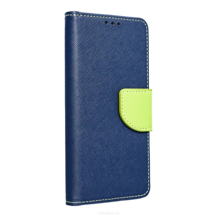 Калъф fixGuard Wallet Fancy за Realme C31, Navy Lime