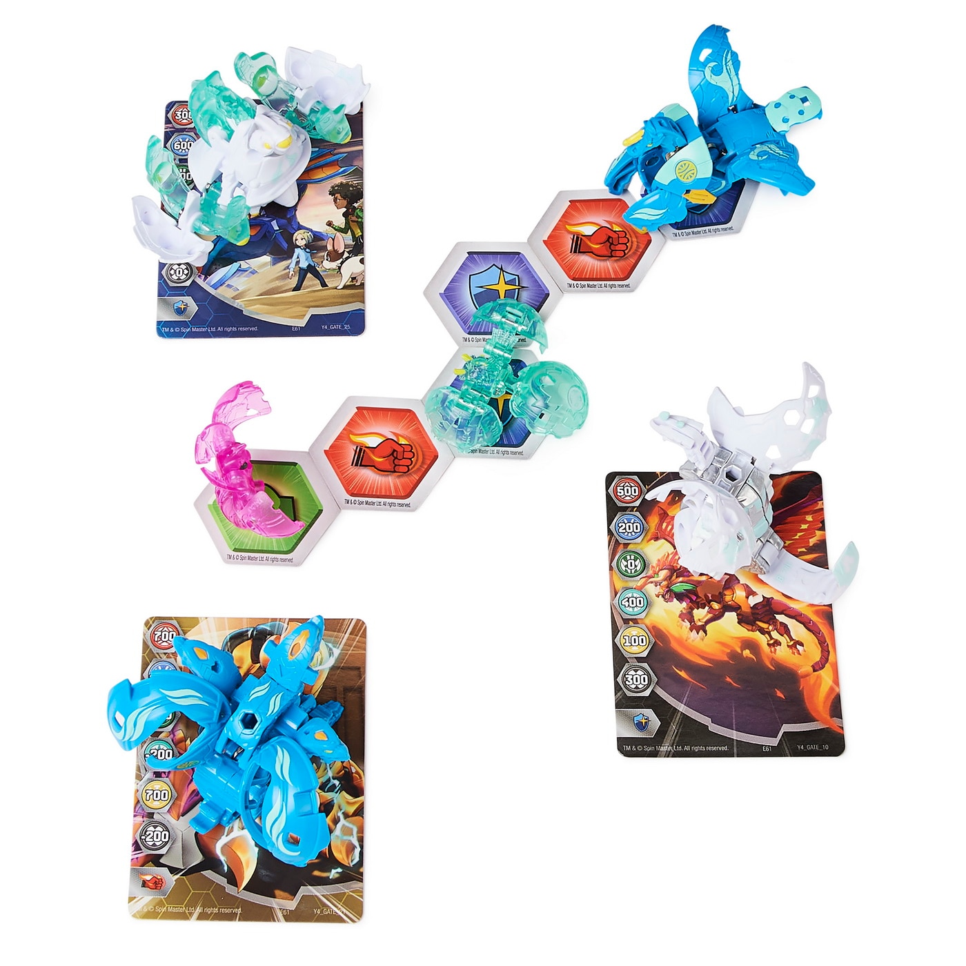 Figurine Bakugan Evolutions - Battle Strike, Dragonoid, Slugger