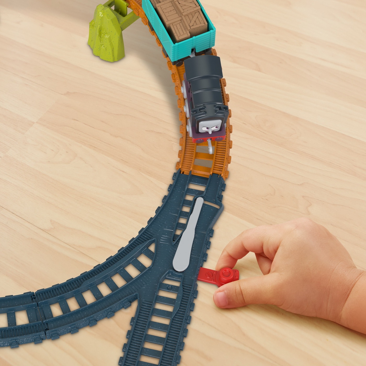 Игрален комплект Thomas & Friends Push Along, Diesel с аксесоари