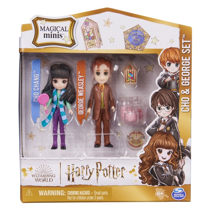 Игрален комплект Harry Potter - Magical Minis, Cho и George