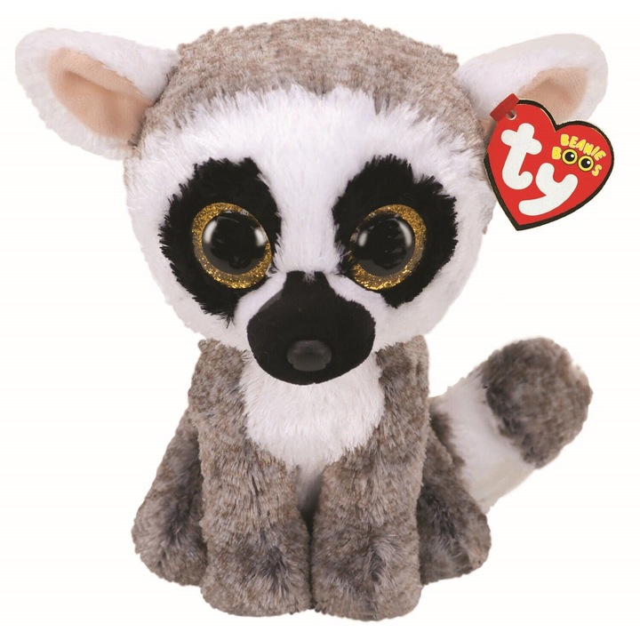 Плюшена играчка Ty - Beanie Boos, Лемур, 24 см