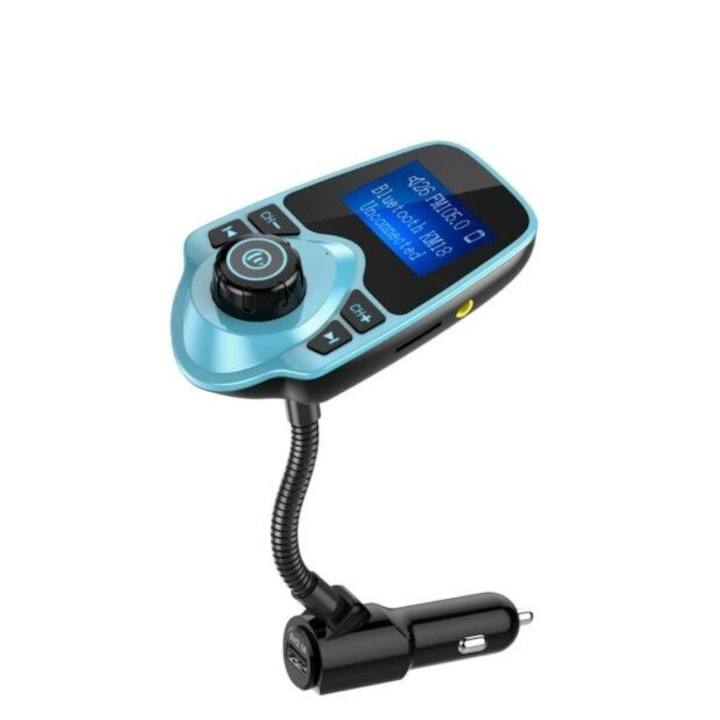 Transmitator auto, Bluetooth 5.0, Negru