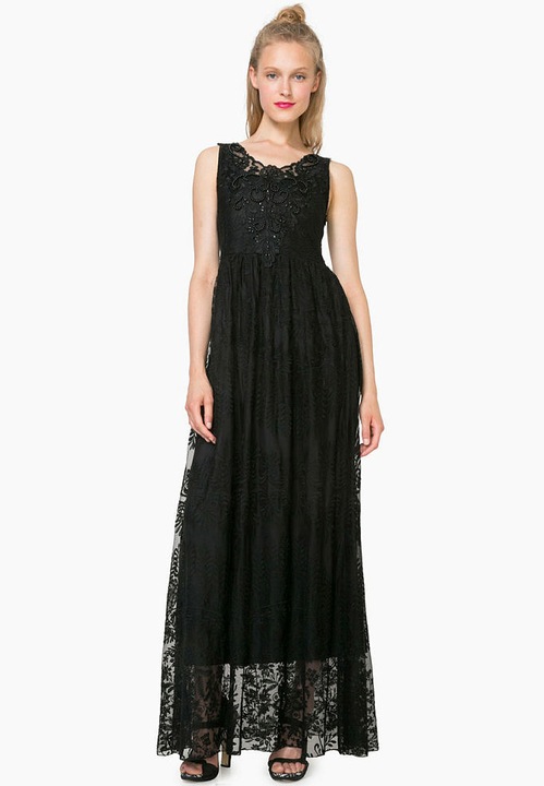 Desigual Alicia női ujjatlan ruha, fekete, 40-es