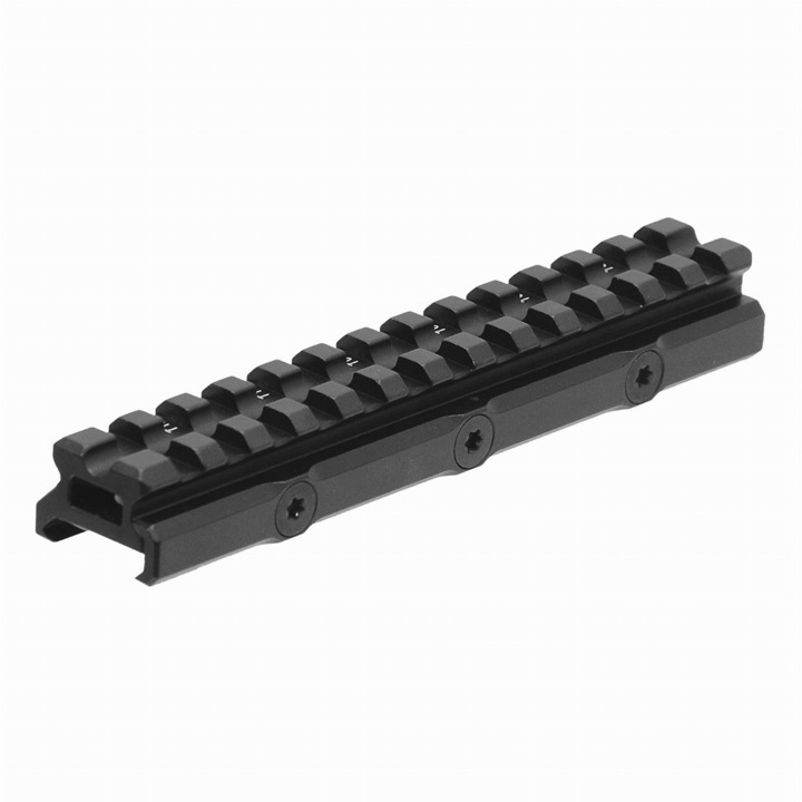 Suport pentru dispozitive optoelectronice Leapers, 13 Sloturi, Aluminiu, Negru