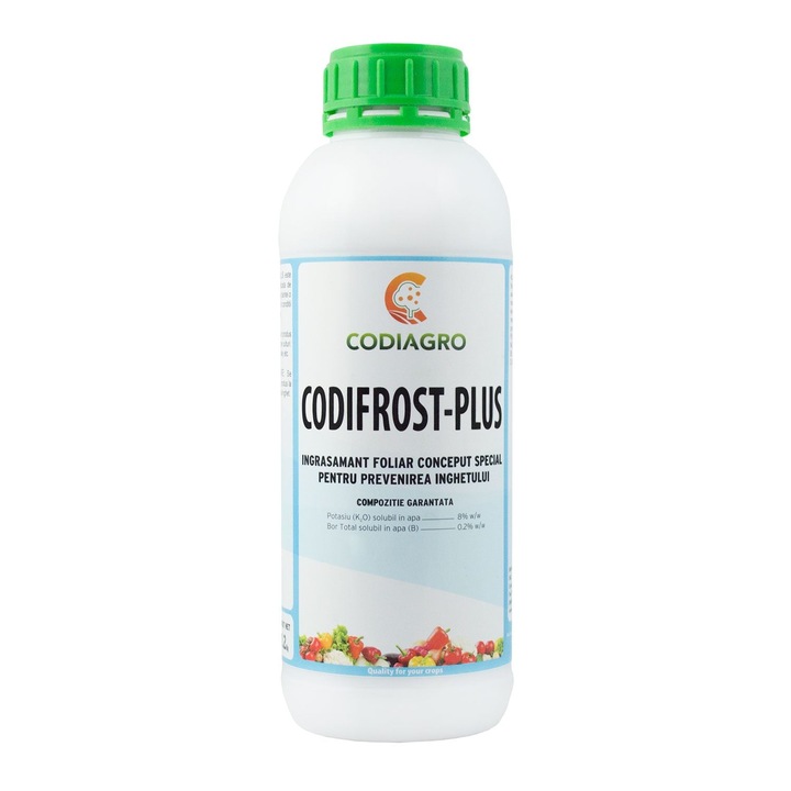 Ingrasamant cu o concentratie ridicata de potasiu Codifrost Plus, 1 l