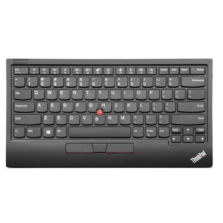 Клавиатура ThinkPad TrackPoint Keyboard II US, Безжична, Черен