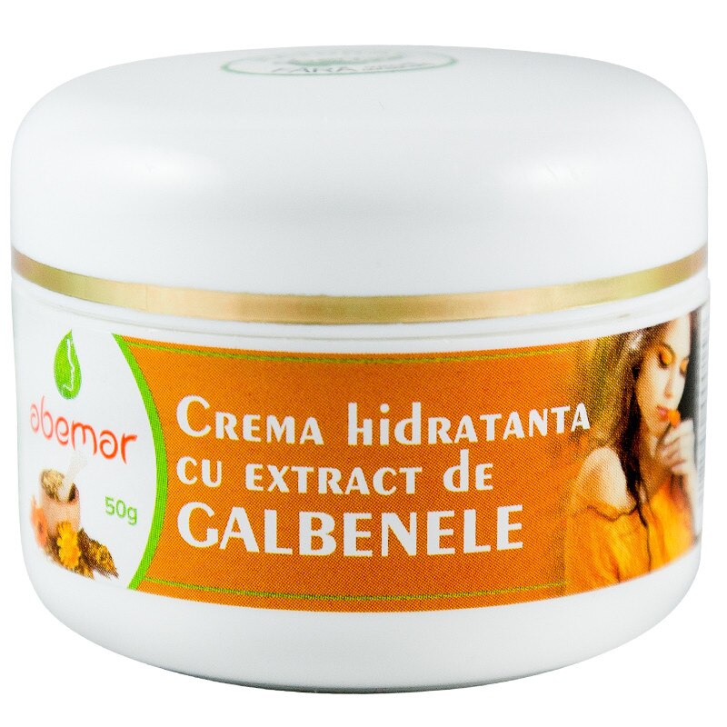 Crema hidratanta cu extract galbenele, 50 grame