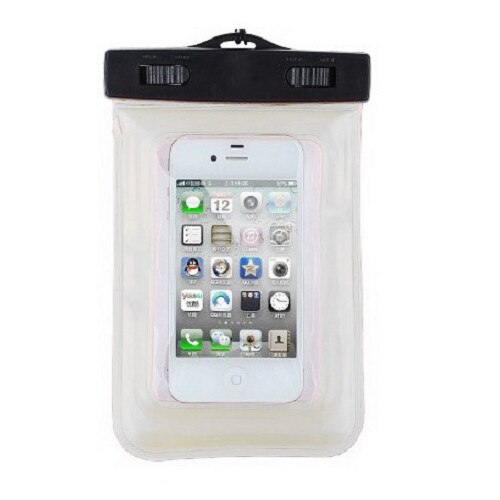 Husa protectie subacvatica pentru telefon sau camera foto , alba