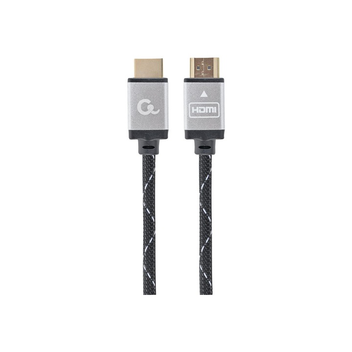 Duga-duga HDMI kábel, 4K, Ethernet, aranyozott érintkezők, V2.0, 1,5 m