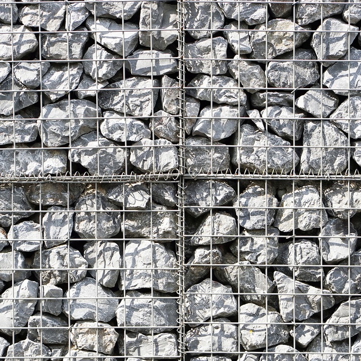 3 db gabion készlet, 100 x 50 x 30, acél
