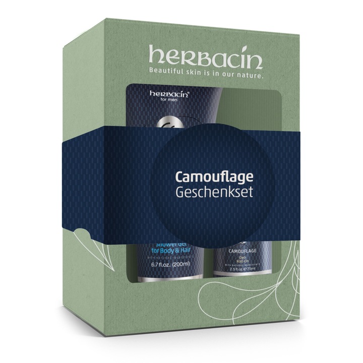 Camouflage Energetic Kick Start készlet, Herbacin, 275 ml