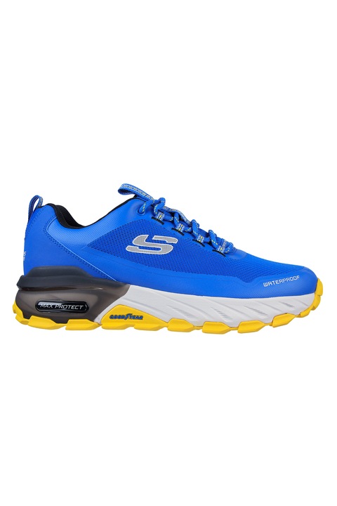 Skechers, Pantofi impermeabili pentru drumetii Max Protect-Fast, Albastru royal