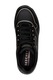 Skechers, Pantofi sport low-top de piele ecologica Uno 2-Golden Trim, Negru/Auriu deschis
