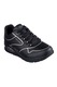 Skechers, Pantofi sport low-top de piele ecologica Uno 2-Golden Trim, Negru/Auriu deschis