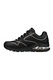 Skechers, Pantofi sport low-top de piele ecologica Uno 2-Golden Trim, Negru/Auriu deschis