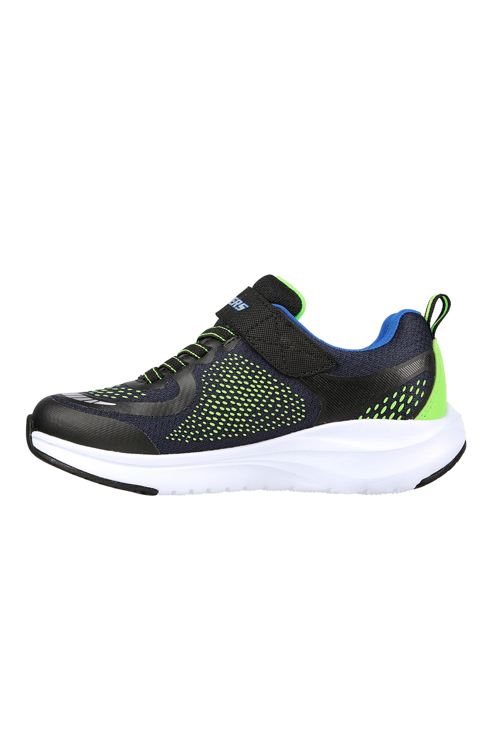 Skechers, Спортни обувки Ultra Groove, Тъмносин, Електриковозелен