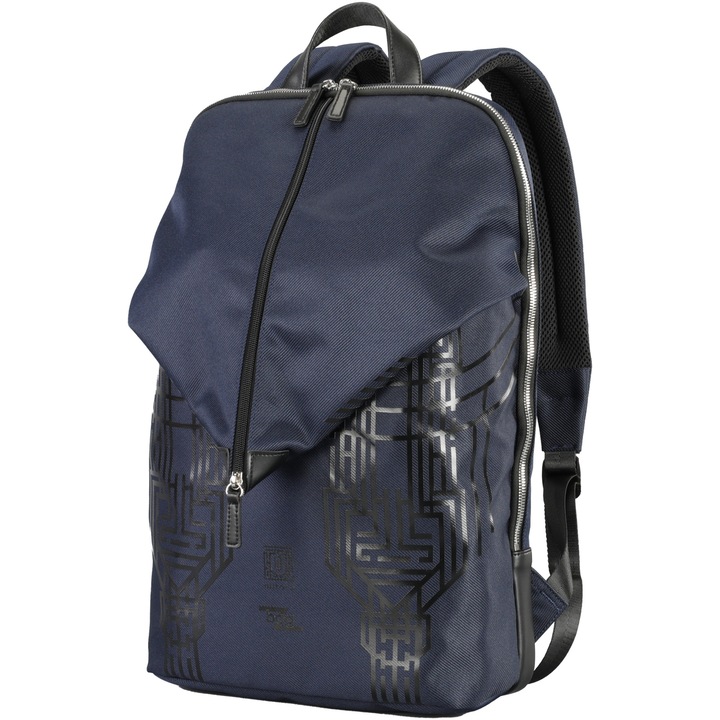 Rucsac Herlitz BagZ Stylish Untold, dimensiune 12,5 x 30 x 47 cm, poliester, design modern, compartiment laptop 14 inch , deschidere cu fermoar, material premium impermeabil, spate buretat.