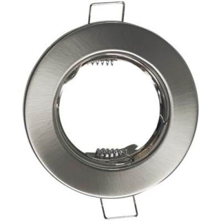 Spot fix, pentru rigips, Mentavill, crom mat, fara bec si dulie