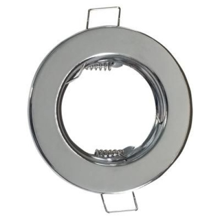 Spot fix, pentru rigips, Mentavill, crom, fara bec si dulie