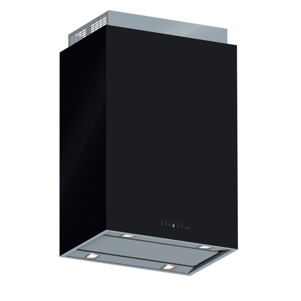 Hota de perete FALMEC LAGUNA L=60 cm, 800 mc/h, Sticla de culoare neagra, Aspiratie perimetrala, Fabricatie Italia, Garantie 5 ani