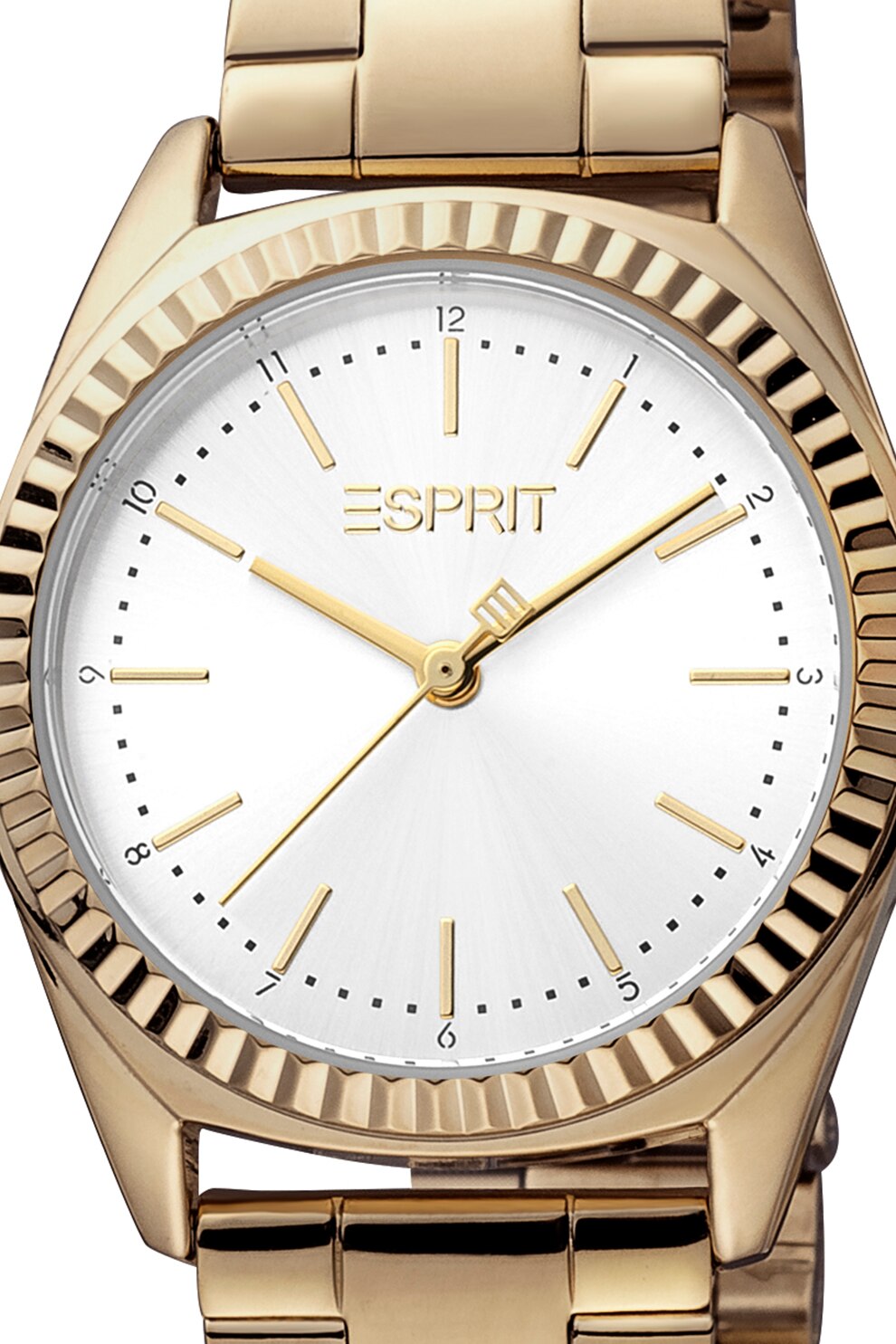 Esprit, Кварцов часовник от неръждаема стомана, Златист - eMAG.bg