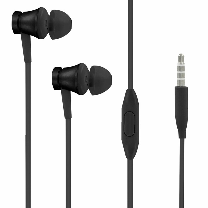 Слушалки за поставяне в ушите, Xiaomi Mi ZBW4354TY, жак 3,5 мм, черни, MPS-BBL5687