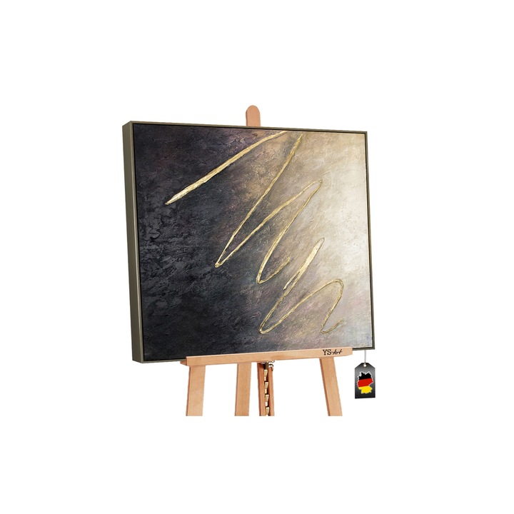 Tablou pictat manual, Intre stele, 90x90cm