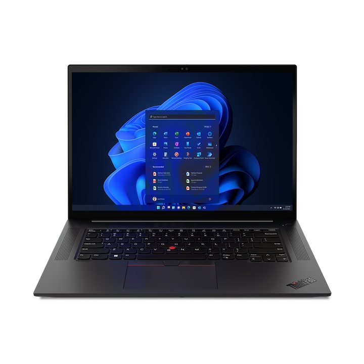 Лаптоп Lenovo ThinkPad X1 Extreme G5 Intel Core i7-12800H (up to 4.8GHz, 24MB), 32GB(16+16) DDR5-4800, 1TB SSD, 16" WQUXGA (3840x2400) IPS AG, NVIDIA GeForce RTX 3070 Ti/8GB, WLAN, BT, 1080p&IR Cam, Backlit KB, Color Calibration, FPR, 4cel