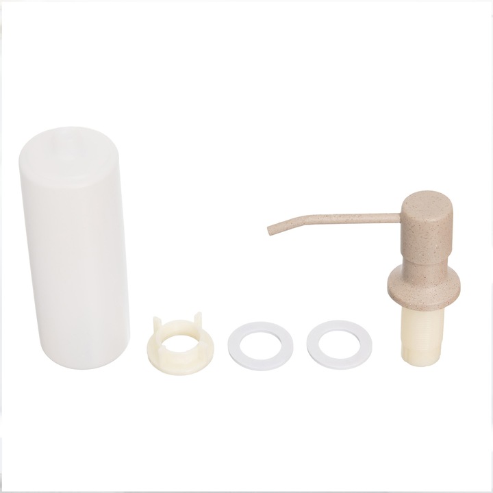 Dozator incorporabil pentru chiuveta 350ml, quartz, DARO®