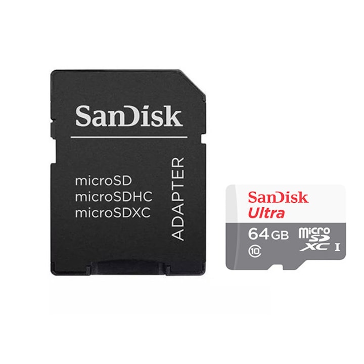Карта памет SanDisk Ultra microSD, 64GB, 533x, Class10