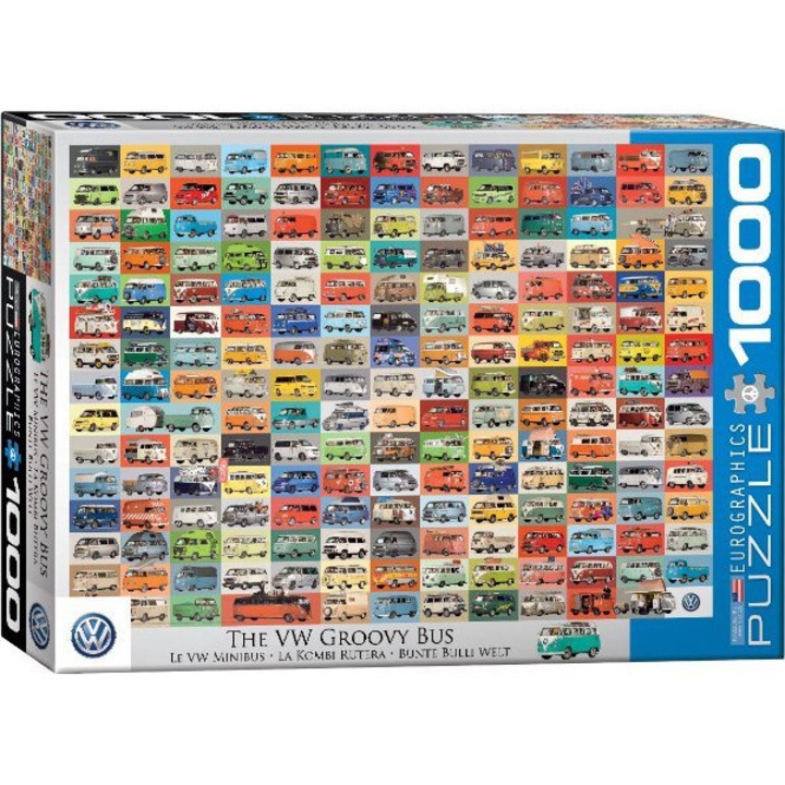 EuroGraphics 1000 db-os puzzle - The VW Groovy Bus (6000-0783)