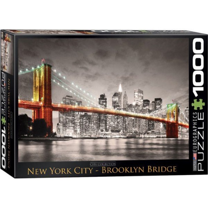 Пъзел Eurographics - New York City Brooklyn Bridge, 1.000 части (53309)