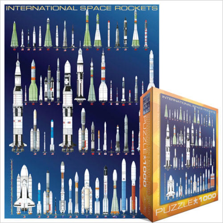 EuroGraphics 1000 db-os puzzle - International Space Rockets (6000-1015)