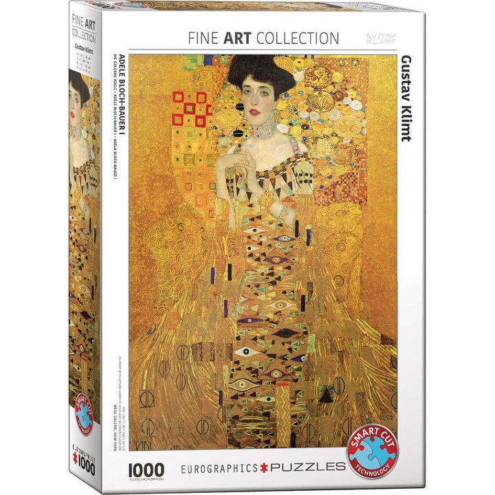 Пъзел Eurographics - Gustav Klimt: Bildnis Adele Bloch-Bauer, 1.000 части (42537)