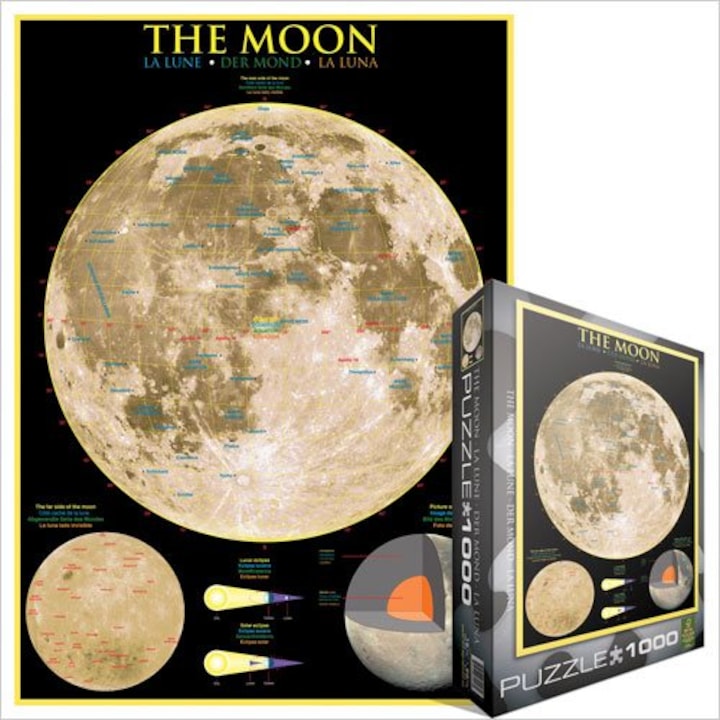 EuroGraphics 1000 db-os puzzle - The Moon (6000-1007)