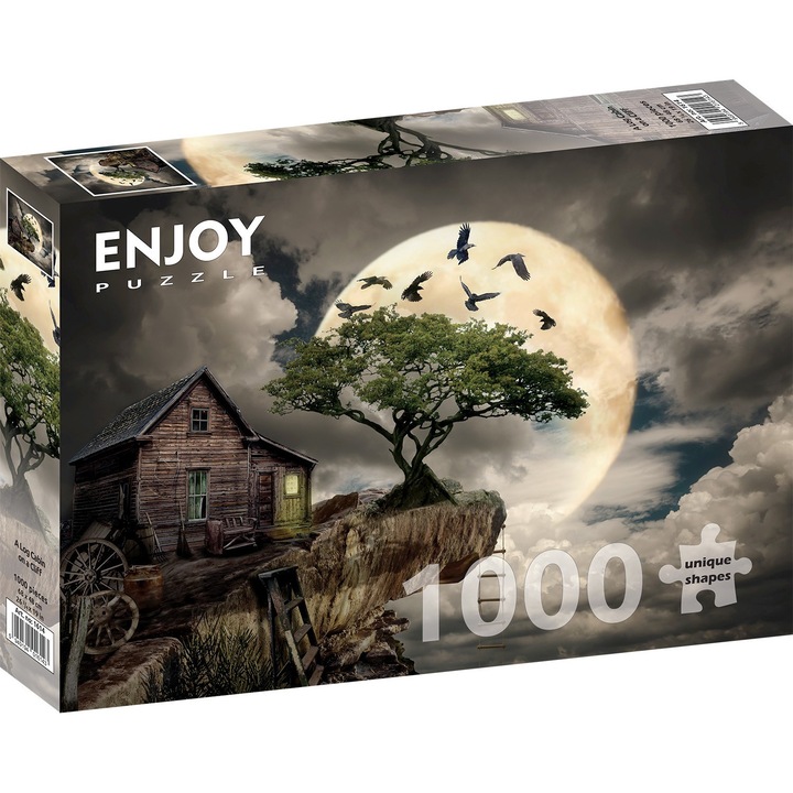 Enjoy - A Log Cabin on a Cliff 1000 db-os puzzle
