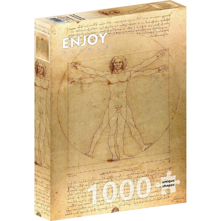 Enjoy - Leonardo Da Vinci: The Vitruvian Man 1000 db-os puzzle