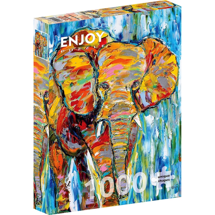 Enjoy - Colorful Elefant 1000 db-os puzzle