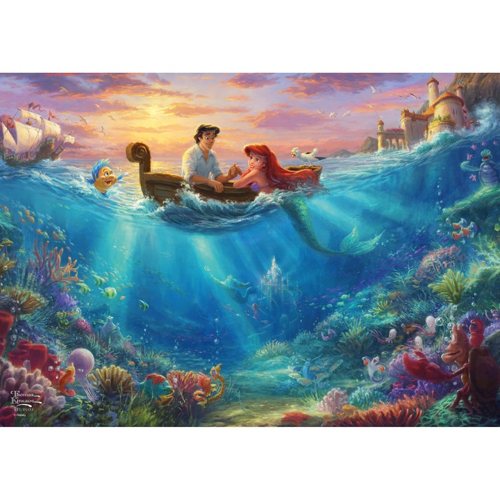 Пъзел 500 части Schmidt - Arielle, Thomas Kinkade