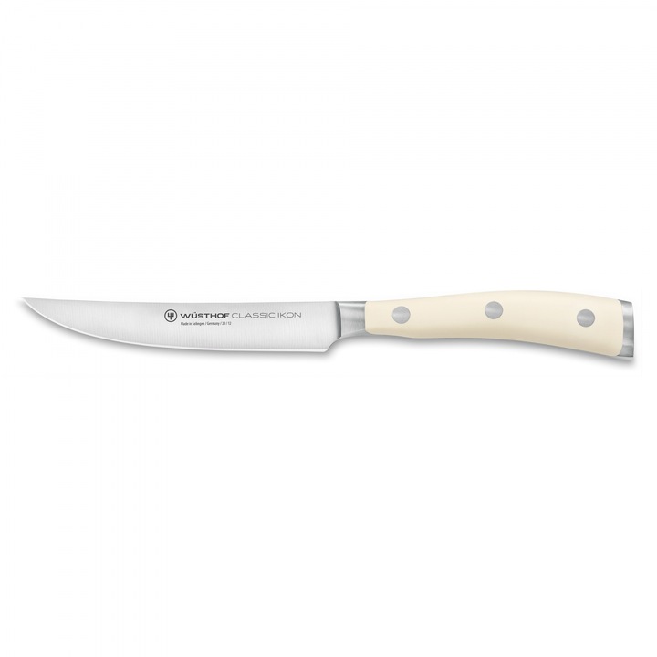 Cutit de friptura, WÜSTHOF, 12/22,9 cm, Otel, Crem
