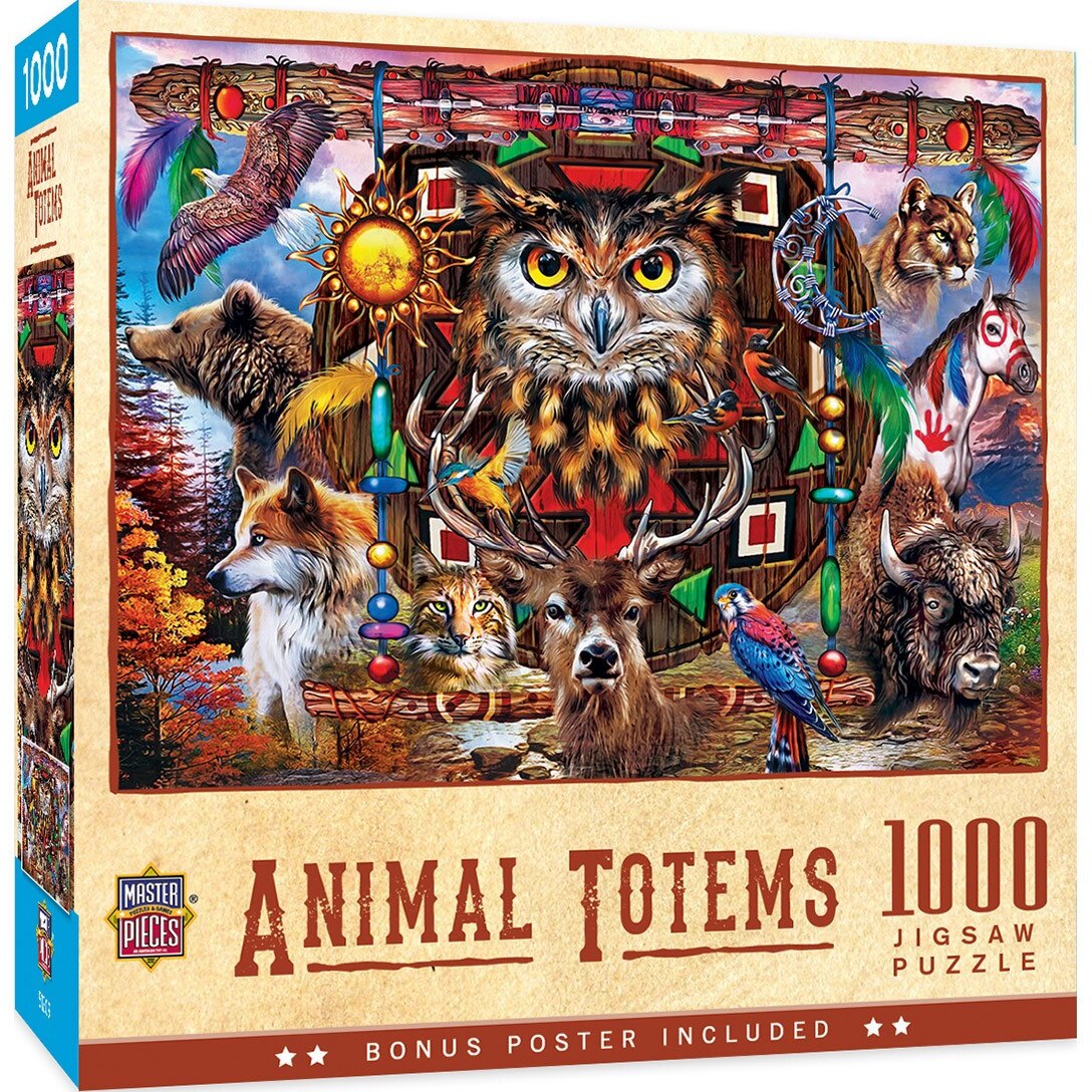 Puzzle 1000 piese Master Pieces - Spirit Animals - eMAG.ro