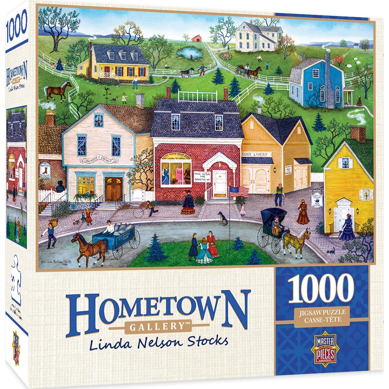 Puzzle 1000 piese Master Pieces - The Dress Shop - eMAG.ro